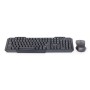 Gembird Keyboard + Membrane Mouse Set Kbs-wm-02 ( USB 2.0; (Us); Black; Optical) (KBS-WM-02) (GEMKBS-WM-02)