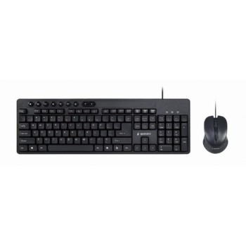 Gembird Keyboard Plus Mouse Set USB Us Layout Black (KBS-UM-04) (GEMKBS-UM-04)