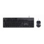 Gembird Keyboard Plus Mouse Set USB Us Layout Black (KBS-UM-04) (GEMKBS-UM-04)