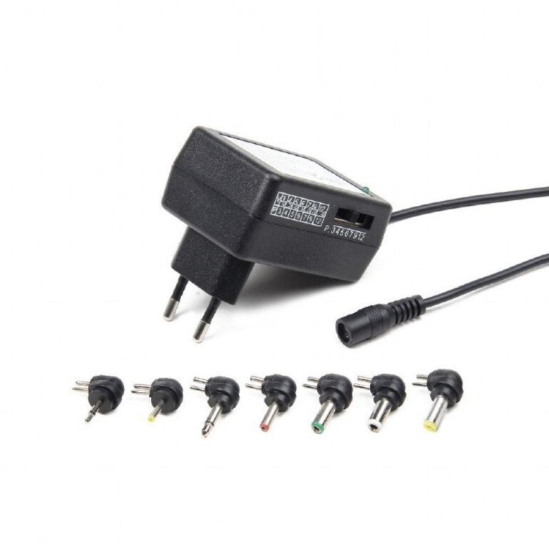 Gembird Universal Power Supply 24w Regulated 3-12v (EG-MC-009) (GEMEG-MC-009) Gembird Universal Power Supply 24w Regulated 3-12v (EG-MC-009) (GEMEG-MC-009)