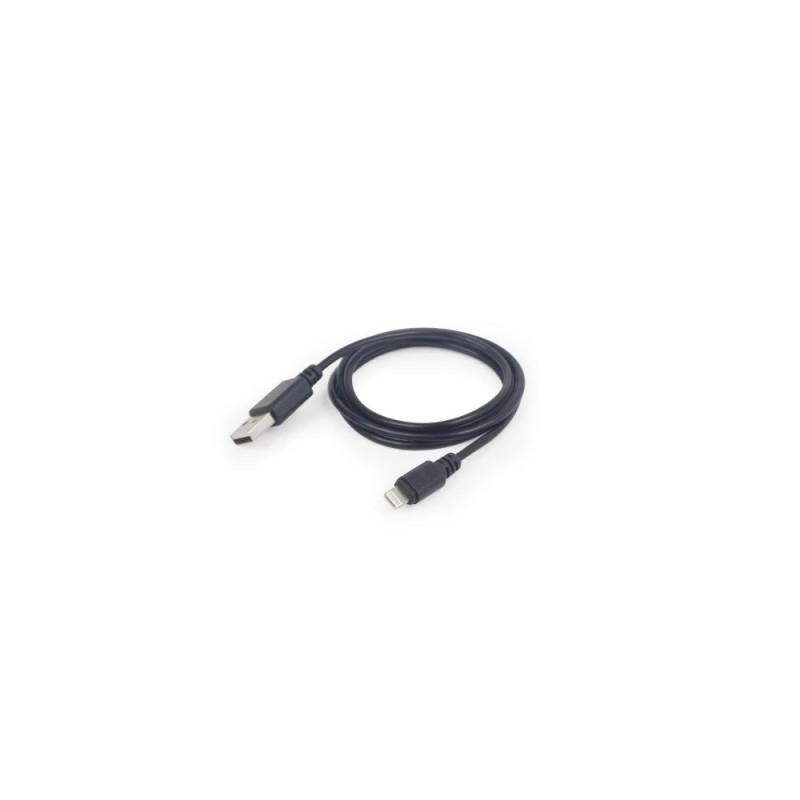 Cablexpert Regular USB to Lightning Cable Μαύρο 1m (CC-USB2-AMLM-1M) (GEMCC-USB2-AMLM-1M) Cablexpert Regular USB to Lightning Cable Μαύρο 1m (CC-USB2-AMLM-1M) (GEMCC-USB2-AMLM-1M)