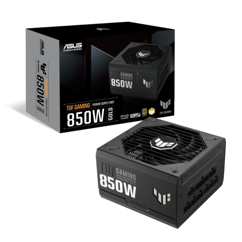 ASUS TUF Gaming 850W Gold power supply unit 24-pin ATX ATX Black (90YE00S2-B0NA00) (ASU90YE00S2-B0NA00)