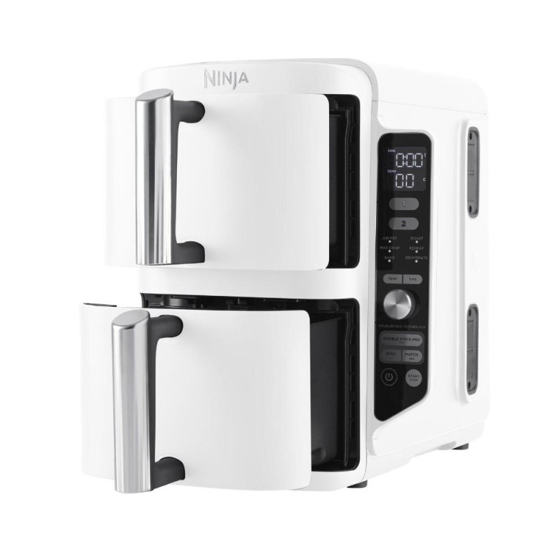 Ninja Double Air Fryer 9.5lt White (SL400EUWH) (SNISL400EUWH) Ninja Double Air Fryer 9.5lt White (SL400EUWH) (SNISL400EUWH)