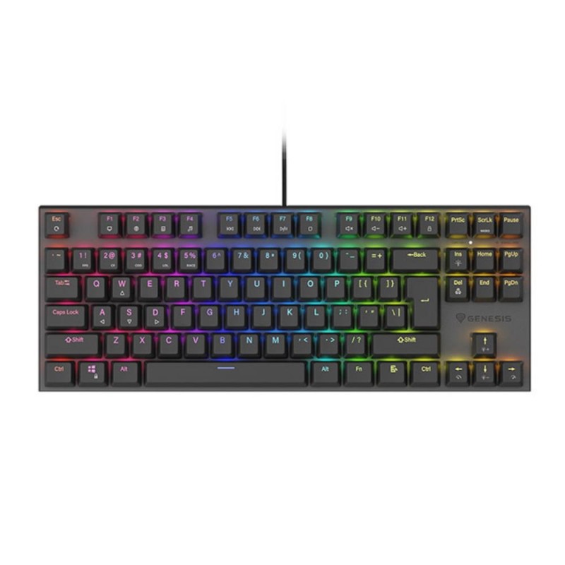 Genesis Gaming Keyboard Thor 303 Tkl Black US Mechanical RGB, Brown Switch, Hot Swap (NKG-2175) (GNSNKG-2175) Genesis Gaming Keyboard Thor 303 Tkl Black US Mechanical RGB, Brown Switch, Hot Swap (NKG-2175) (GNSNKG-2175)
