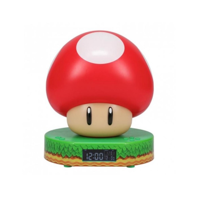 Paladone Διακοσμητικό Φωτιστικό με Ψηφιακό Ρολόι Super Mario Mushroom (PP10064NN) (PALAPP10064NN) Paladone Διακοσμητικό Φωτιστικό με Ψηφιακό Ρολόι Super Mario Mushroom (PP10064NN) (PALAPP10064NN)