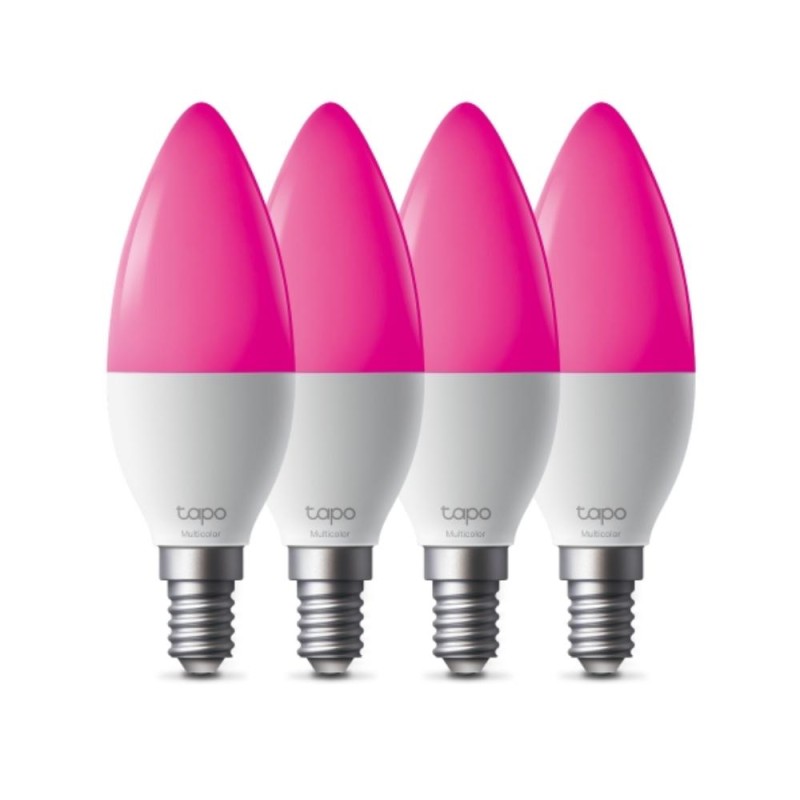 Tp-Link Smart Wi-Fi Candle Light Bulb, Multicolor TAPO L430C(4-PACK) (TPTAPOL430C(4-PACK) Tp-Link Smart Wi-Fi Candle Light Bulb, Multicolor TAPO L430C(4-PACK) (TPTAPOL430C(4-PACK)
