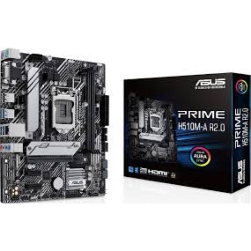 ASUS PRIME H510M-A R2.0 Intel H510 LGA 1200 (Socket H5) micro ATX (90MB1FP0-M0EAY0) (ASU90MB1FP0-M0EAY0) ASUS PRIME H510M-A R2.0 Intel H510 LGA 1200 (Socket H5) micro ATX (90MB1FP0-M0EAY0) (ASU90MB1FP0-M0EAY0)