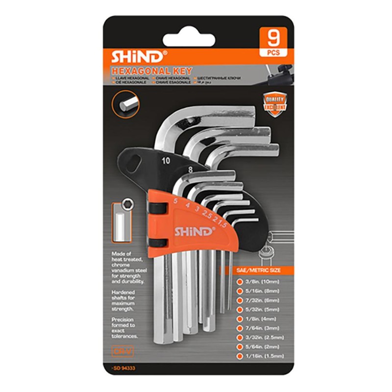 Shind Σετ Αλλεν 1,5-10mm (SHI-94333) (SHI94333) Shind Σετ Αλλεν 1,5-10mm (SHI-94333) (SHI94333)
