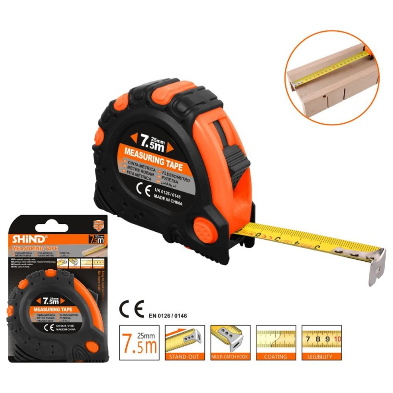 Shind Επταμετρο Με Στοπ 7,5x25mm (SHI-94515) (SHI94515) Shind Επταμετρο Με Στοπ 7,5x25mm (SHI-94515) (SHI94515)