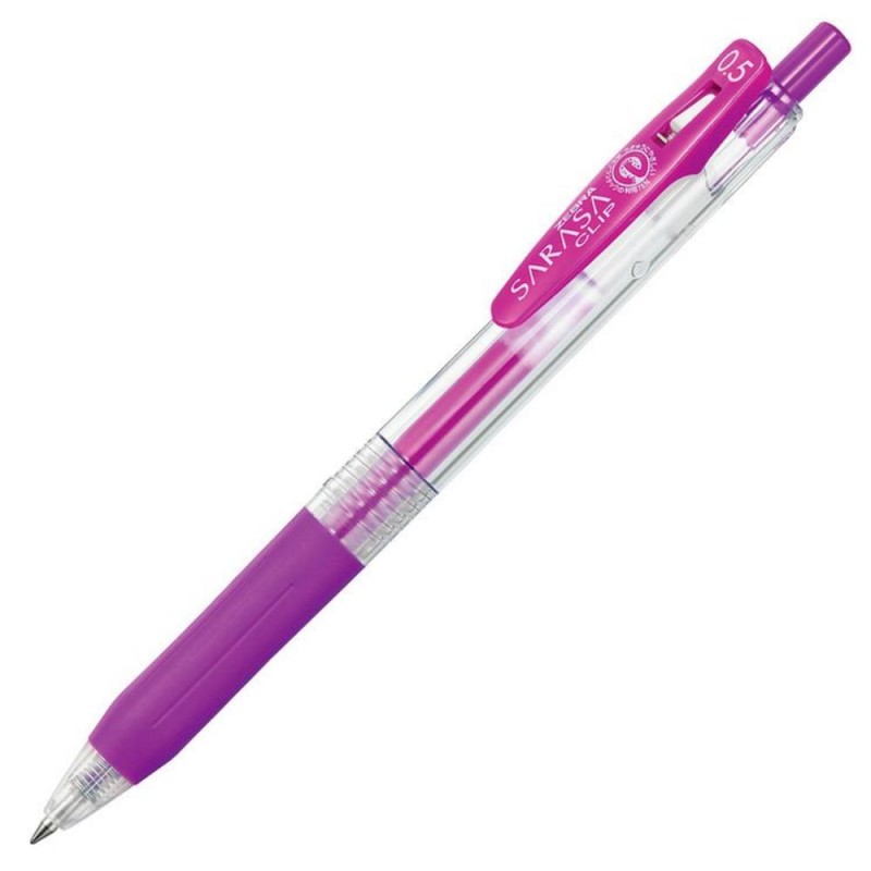 Zebra Sarasa Clip 0.5 Gel Pen Purple (ZB-35138) (ZEB35138) Zebra Sarasa Clip 0.5 Gel Pen Purple (ZB-35138) (ZEB35138)