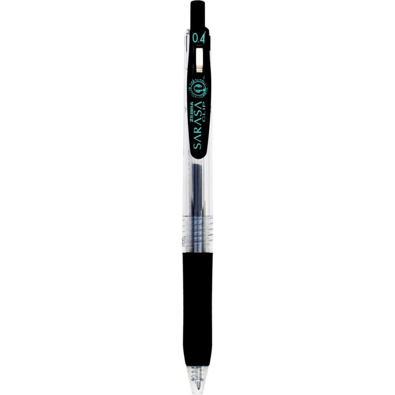 Zebra Sarasa Clip 0.4 Gel Pen Black (ZB-14301) (ZEB14301) Zebra Sarasa Clip 0.4 Gel Pen Black (ZB-14301) (ZEB14301)