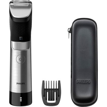 Philips Series 9000 Prestige Beard Trimmer Black/Silver (BT9810/15) (PHIBT9810-15)