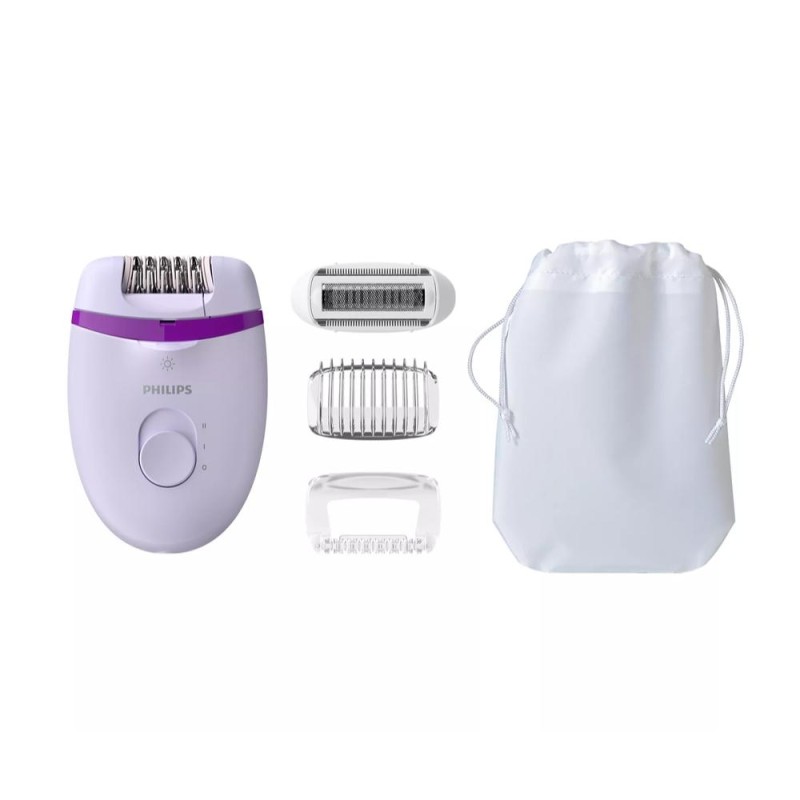 Philips Satinelle Essential Epilator White/Purple (BRE275/00) (PHIBRE275-00)