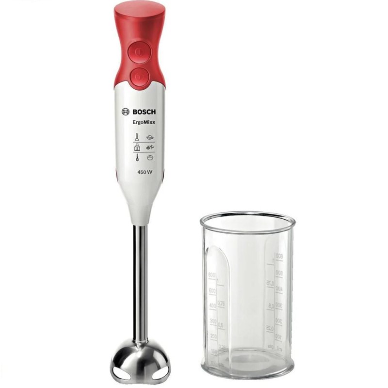 Bosch Ergomixx Hand Blender White/Red (MSM64110) (BSHMSM64110)