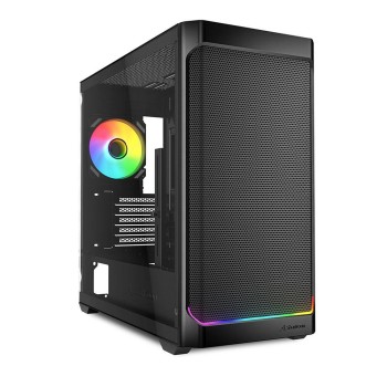 Sharkoon MK4 RGB  (schwarz, Tempered Glass)