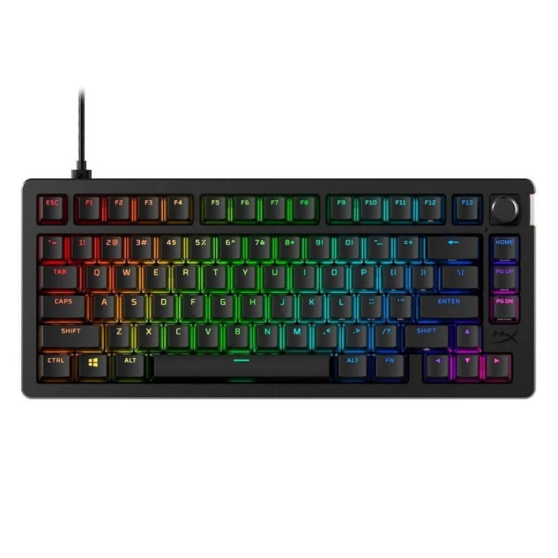 HyperX Alloy Rise 75 Gaming Mechanical Keyboard 75% HyperX Red US (7G7A4AA) (HYX7G7A4AA) HyperX Alloy Rise 75 Gaming Mechanical Keyboard 75% HyperX Red US (7G7A4AA) (HYX7G7A4AA)