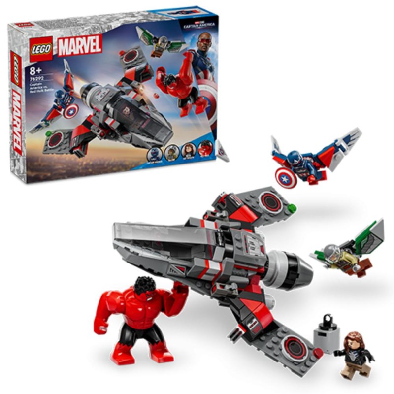 Lego Marvel Super Heroes Showdown Between Captain America And Red Hulk (76292) (LGO76292)