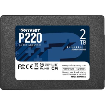 Patriot P220 2TB 2.5" Serial ATA III (P220S2TB25) (PATRP220S2TB25)