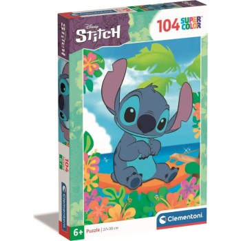 Clementoni Puzzle Super Color Collection - Disney: Stitch 104pcs (25755) (CLE25755)