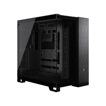 CORSAIR Case 6500X Mid-Tower Dual Chamber Tempered Glass Obsidian Aluminum (CC-9011283-WW) (CORCC-9011283-WW)