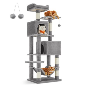 Feandrea Cat Tower, Height 155 cm, for up 5 Cats (PCT192W01)  (FEAPCT192W01)