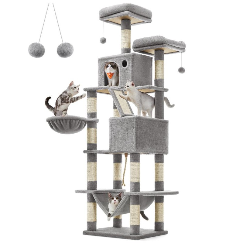 Feandrea Cat Tower XXl, Height 206 cm, up to 6 Cats (PCT190W01) (FEAPCT190W01) Feandrea Cat Tower XXl, Height 206 cm, up to 6 Cats (PCT190W01) (FEAPCT190W01)