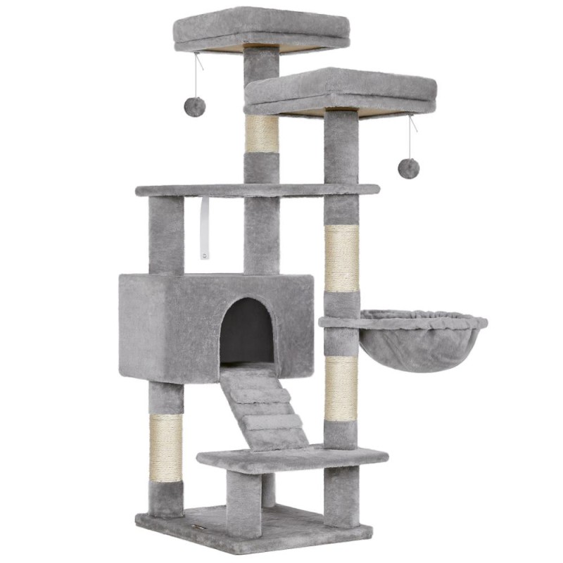 Feandrea Cat Tower, Height 142 cm, for up 2-3 Cats (PCT160W01) (FEAPCT160W01) Feandrea Cat Tower, Height 142 cm, for up 2-3 Cats (PCT160W01) (FEAPCT160W01)