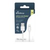 Καλώδιο MediaRange Charge and sync, USB 2.0 to Apple Lightning® plug, 1.0m, white (MRCS178)