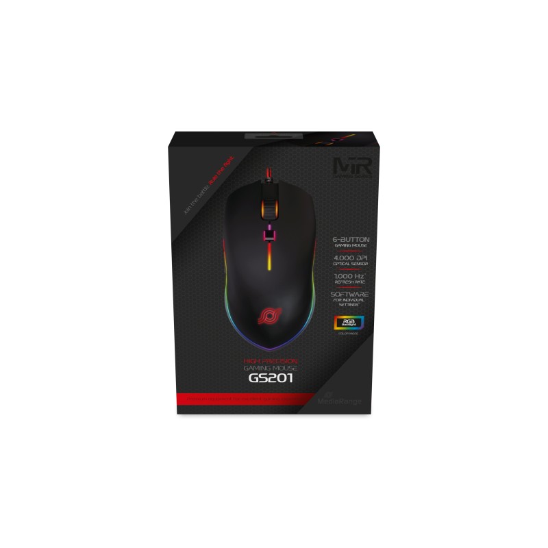 MediaRange wired Gaming-mouse with RGB-effect (MRGS201) MediaRange wired Gaming-mouse with RGB-effect (MRGS201)