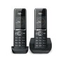 Gigaset Comfort 550 Ασύρματο Τηλέφωνο Duo με Ελληνικό Μενού Μαύρο (L36852-H3001-D204) (GGSL36852-H3001-D204)