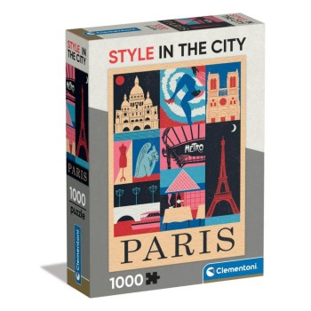 Clementoni Puzzle Style in the City Collection - Paris 1000pcs (39843) (CLE39843)
