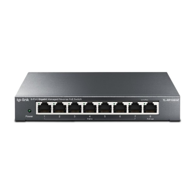 TP-LINK 8-Port Gigabit Managed Reverse PoE Switch (RP108GE) (TPRP108GE)