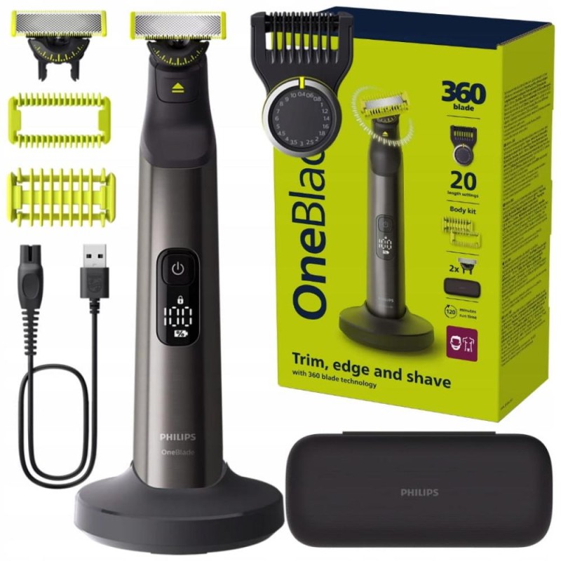 Philips OneBlade Pro 360 QP6652/61 Ξυριστική Μηχανή Προσώπου / Σώματος (QP6652/61) (PHIQP6652-61)