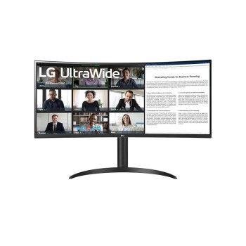 LG 34WR55QK-B Ultrawide QHD HDR Curved Monitor 34" (LG34WR55QK-B)