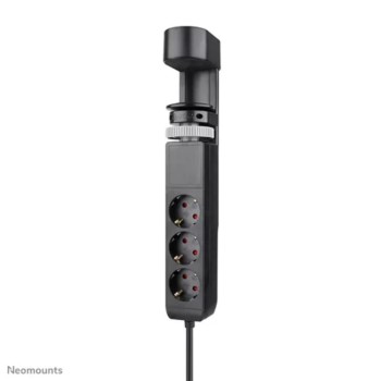 Neomounts VOLT Desk Clamp socket with Quick-charge USB Ports, 3x type-F 230V, 1x USB-A 18W, 2x USB-C 20W (DS22-840BL6) (NEODS22-840BL6)