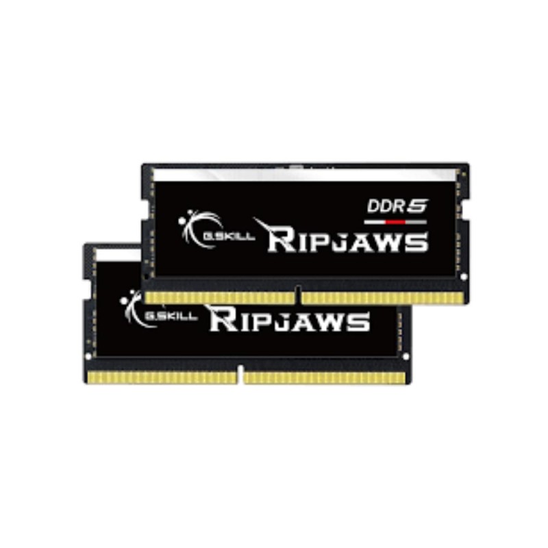 G.Skill Ripjaws DDR5 32GB RAM με 2x16GB Modules και Ταχύτητα 4800 για Laptop (F5-4800S4039A16GX2-RS)