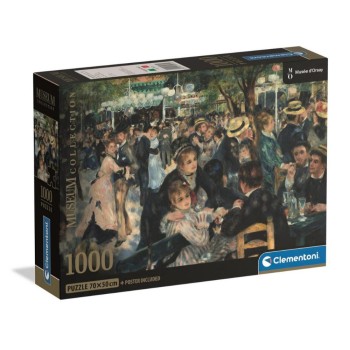 Clementoni Puzzle Museum Collection - Renoir: Bal Du Moulin de la Galette 1000pcs (39971) (CLE39971)