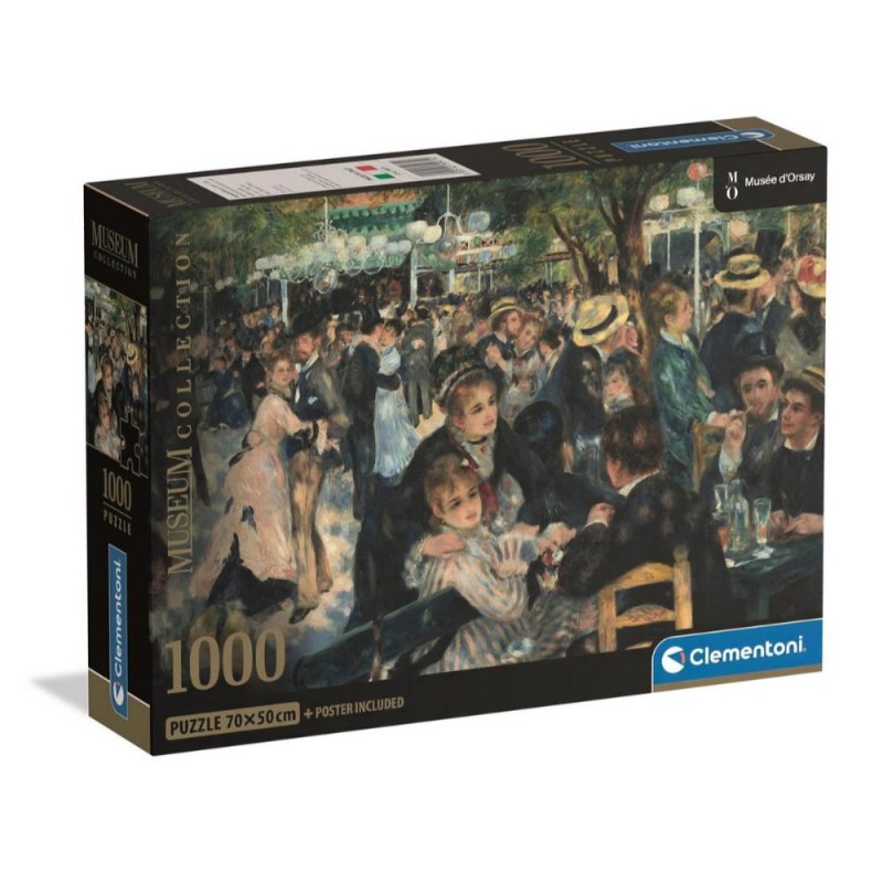 Clementoni Puzzle Museum Collection - Renoir: Bal Du Moulin de la Galette 1000pcs (39971) (CLE39971)