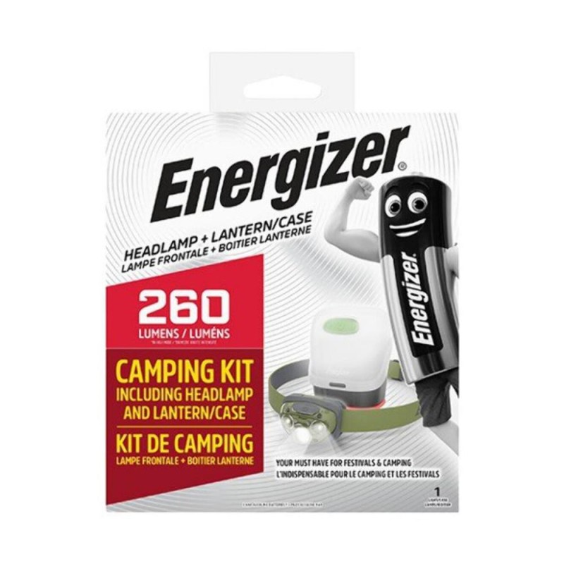 Energizer Vision Green Headlamp 2in1 260 Lumens CAMPING KIT (ENE20470)