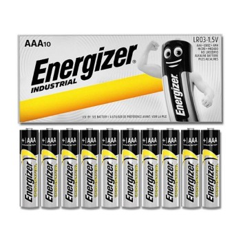 Energizer Industrial LR03 AAA Alkaline Battery 10pcs (ENE3408)