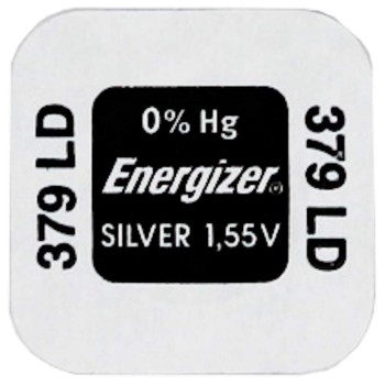 Energizer Silver Mini Battery 379/G0/SR521SW (ENE158)