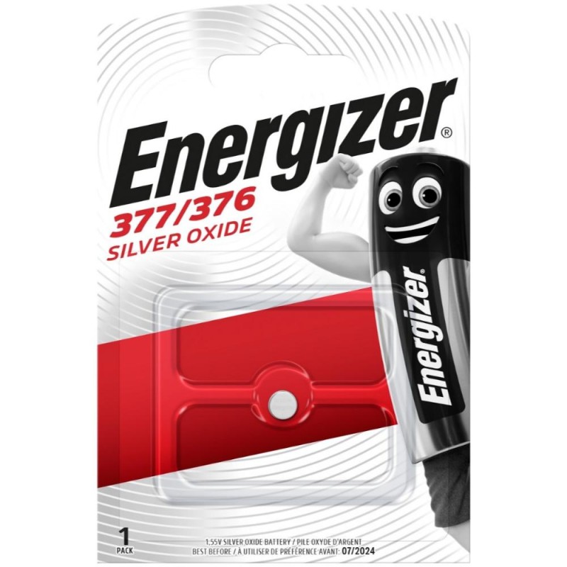Energizer Mini Silver Battery 377-376/G4/SR626SW (ENE154)