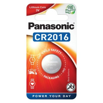 Panasonic CR2016 mini lithium battery 1pc (PAN18326)