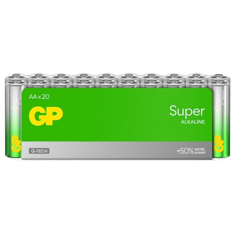 GP Super Alkaline G-TECH LR6 / AA Alkaline Battery (GPB20950)