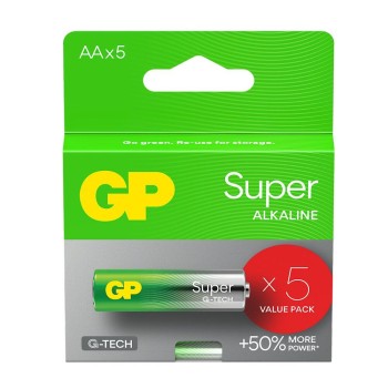 GP Super Alkaline G-TECH LR6/AA Alkaline Battery (GPB20398)