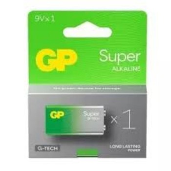 GP Super Alkaline G-TECH 6LR61/9V Alkaline Battery (GPB20309)