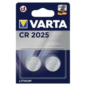 Varta CR2025 lithium battery 2pcs (VART18976)
