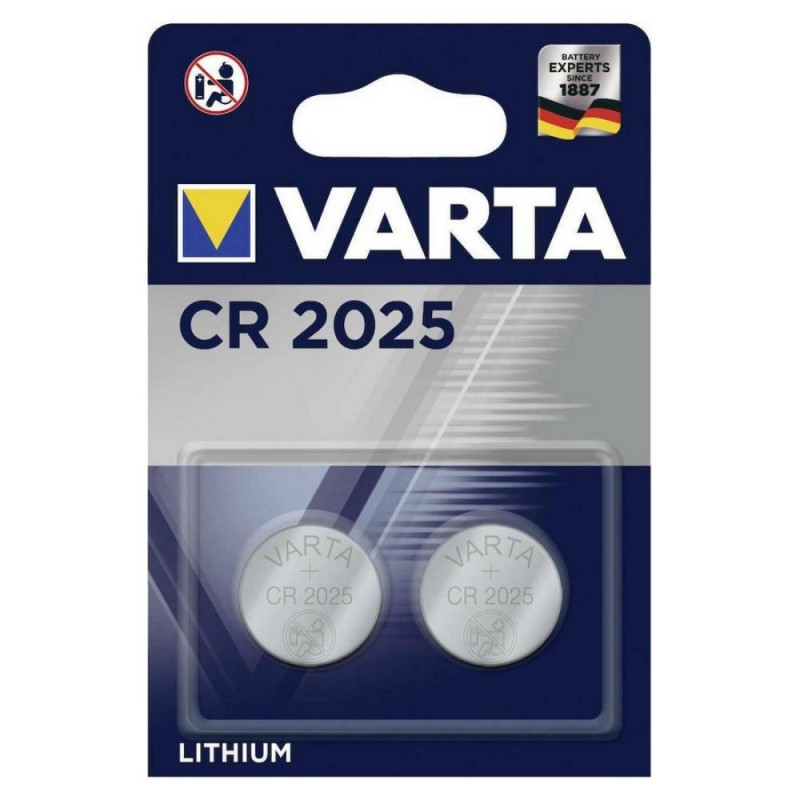 Varta CR2025 lithium battery 2pcs (VART18976)