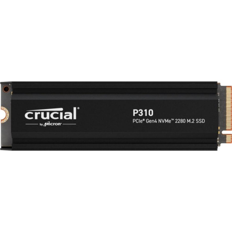 Crucial P310 Gen4 2280 2TB NVMe PCIe M.2 SSD mit Heatsink (CT2000P310SSD5) (CRUCT2000P310SSD5) Crucial P310 Gen4 2280 2TB NVMe PCIe M.2 SSD mit Heatsink (CT2000P310SSD5) (CRUCT2000P310SSD5)