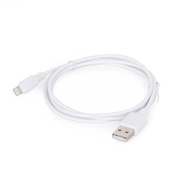 Gembird Cc- USB2-amlm-w-1m USB To 8-pin Cable Charging Transmission (Ipad,iphone5/6/7/8/x) 1m White (CC-USB2-AMLM-W-1M) (GEMCC-USB2-AMLM-W-1M)
